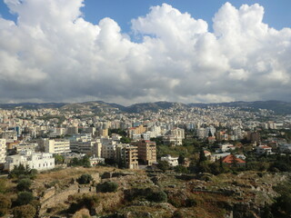 Fototapeta na wymiar Jebeil city view