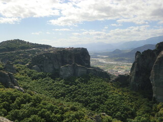 Landscape of Meteora