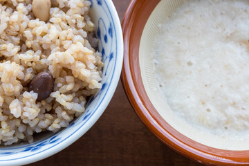 日本のとろろご飯
