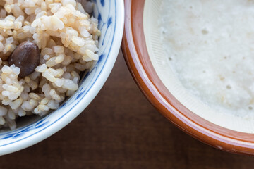 日本のとろろご飯
