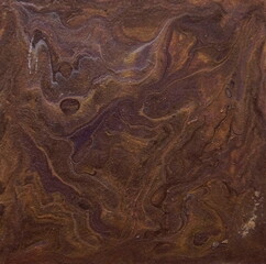 Handmade blush brown acrylic fluid painting background