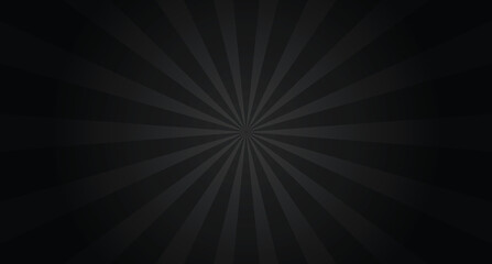 Obraz premium Black starburst gradient vector background. Radial sunburst wallpaper.