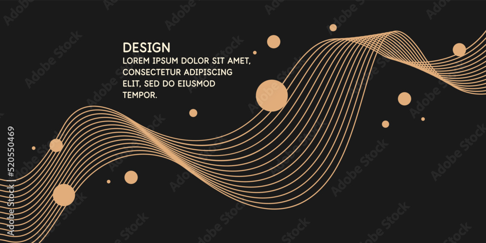 Poster modern backgrounds with abstract elements and dynamic shapes. compositions of geometric shapes. vect