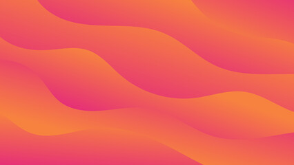 abstract orange gradient color background with wavy pattern for modern graphic design element