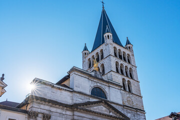 Fototapeta na wymiar Church of st Nicholas in Annecy France