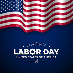 Labor Day Background Design.