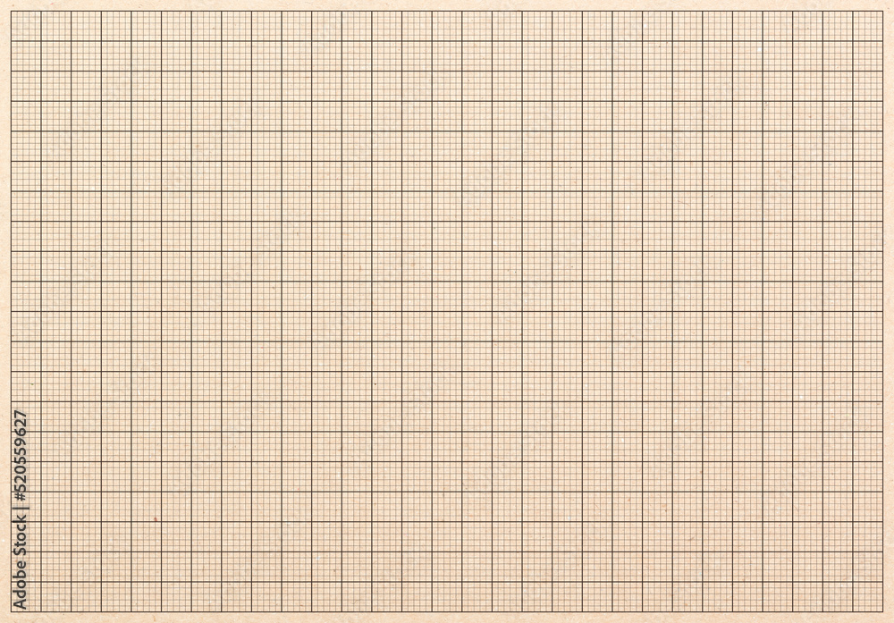 Poster brown plotting graph grid paper background
