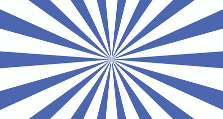 Blue retro starburst vector illustration background. Comic retro radial wallpaper.
