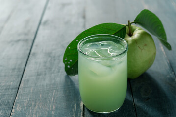 Guava juice and fresh Guava