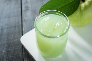 Guava juice and fresh Guava
