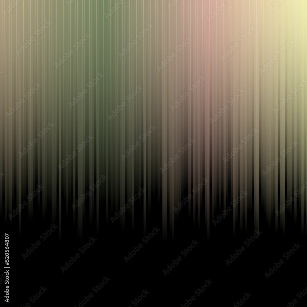 Poster illustration of an abstract background design with bright multicolored gradient vertical blurred lin