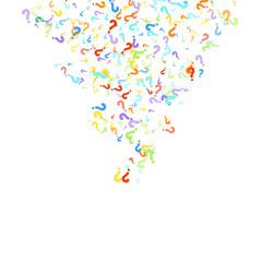 Question marks Quiz doubt survey faq public poll.