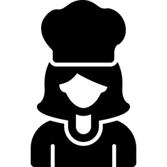 Chef Woman Icon