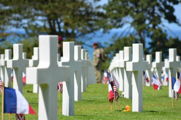 cimetière américain de collevile sur mer 