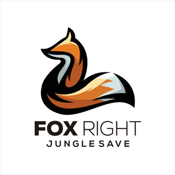 Fox logo vector illustration