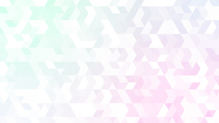 三角パターン背景素材，グリーンとピンクのグラデーション