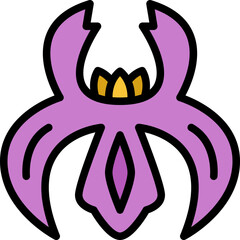 iris color outline icon