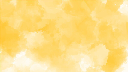 Yellow watercolor background for your design, watercolor background concept, vector.