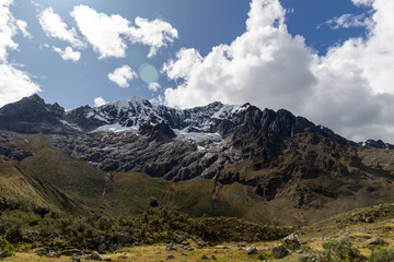 Fototapeta premium landscape in the mountains, Peruvian andes.