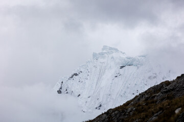 snow covered mountain peak