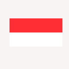 Indonesian flag icon, commemorating the independence of the Indonesian state