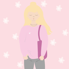 woman with shopping bags