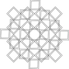 Background wallpaper and seamless artwork illustration texture of vector graphic line square design isolated flat trendy design for cotton beautiful pattern colorful fabric paper craft and sheep