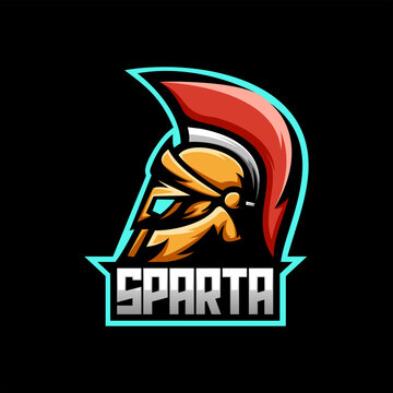Sparta esport mascot logo template