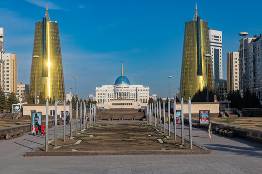 Presidental Palace, Nur Sultan, Formerly Astana, Capital Of Kazakhstan