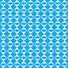 White triangle pattern on blue background. Colorful modern backdrop design. Up arrow pattern on blue background.