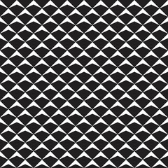 White triangle pattern on black background. Colorful modern backdrop design. Up arrow pattern on black background.
