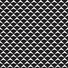 White triangle pattern on black background. Colorful modern backdrop design. Up arrow pattern on black background.
