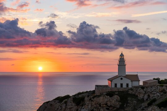 Far de Capdepera, Capdepera lighthouse, in Mallorca (Majorca), Balearic Islands, Spain