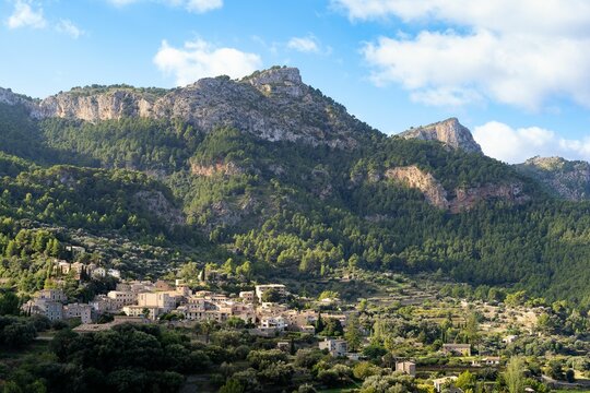Scenery of Banyalbufar, in Mallorca (Majorca), Balearic Islands, Spain