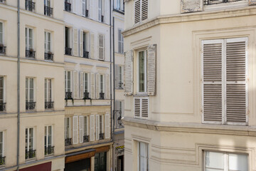 Expensive apartments in Marais district of Paris, France