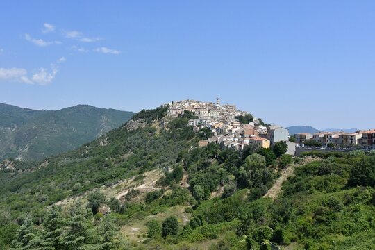 Trivento, a small mountain town in Italy.