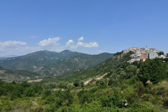 Trivento, a small mountain town in Italy.