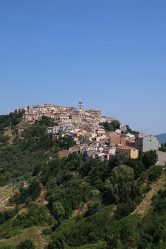 Trivento, a small mountain town in Italy.