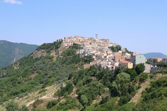 Trivento, a small mountain town in Italy.
