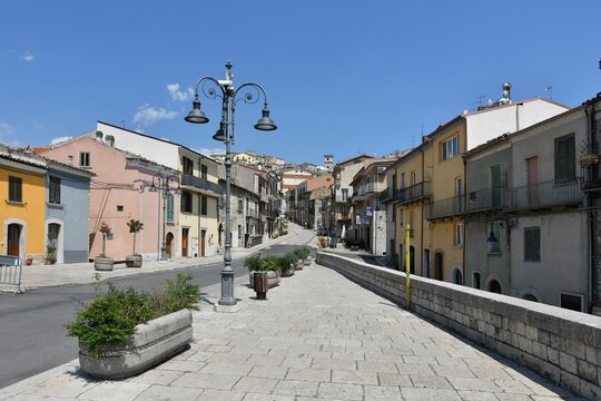 Trivento, a small mountain town in Italy.
