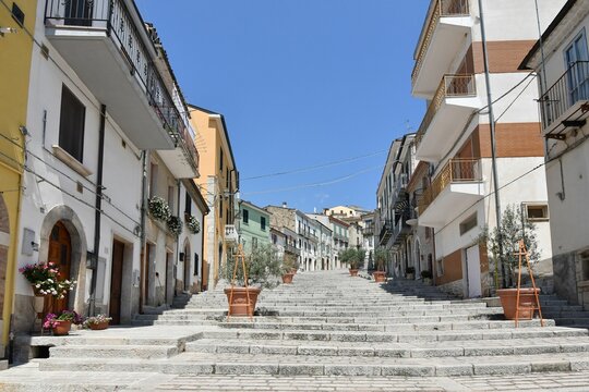 Trivento, a small mountain town in Italy.