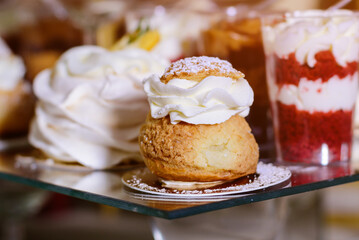 Dessert Shu on candy bar.  