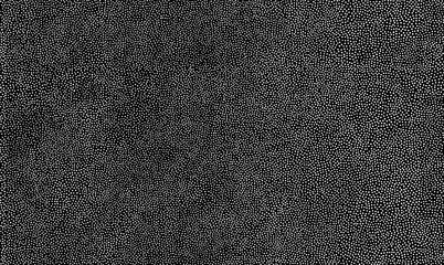 Seamless vector dot texture individually drawn repeatable organic pattern swatch white dots on black background scalable