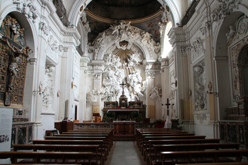 santo spirito church in agrigento in sicily (italy)