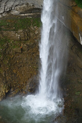 Fototapeta na wymiar Tobot waterfall, Khunzakh waterfalls, natural monument, Dagestan, Russia