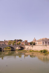 Obraz na płótnie Canvas Puente de Sant´Angelo en Roma