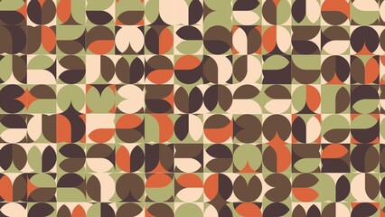 retro pattern, geometric colorful abstract