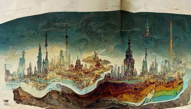 graffiti on the wall. Generative AI Technology - Powered by Adobe