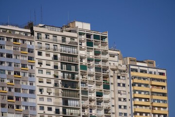 Symmetrical residential building in San Paulo, good for real estate businesses