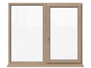 Window on white background, 3D Illustration